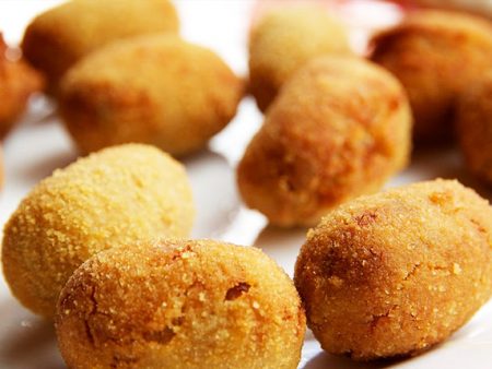 Croquettes, pride of Spanish cuisine.